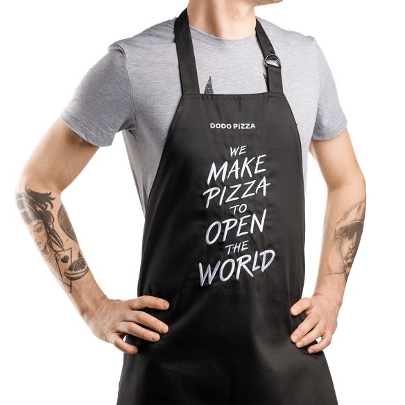 Фартук «We make pizza to open the world»