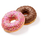 Пончики Тройной шоколад и Клубничный Пончики Тройной шоколад и Клубничный